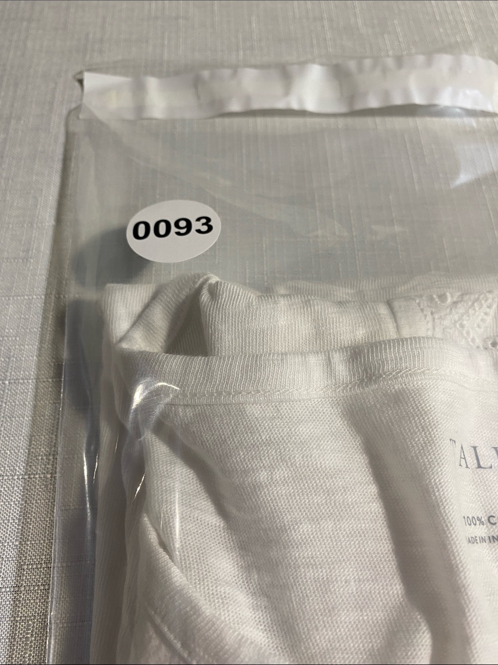 Talbots White Eyelet Sleeveless Cotton Top - Picture 7 of 7